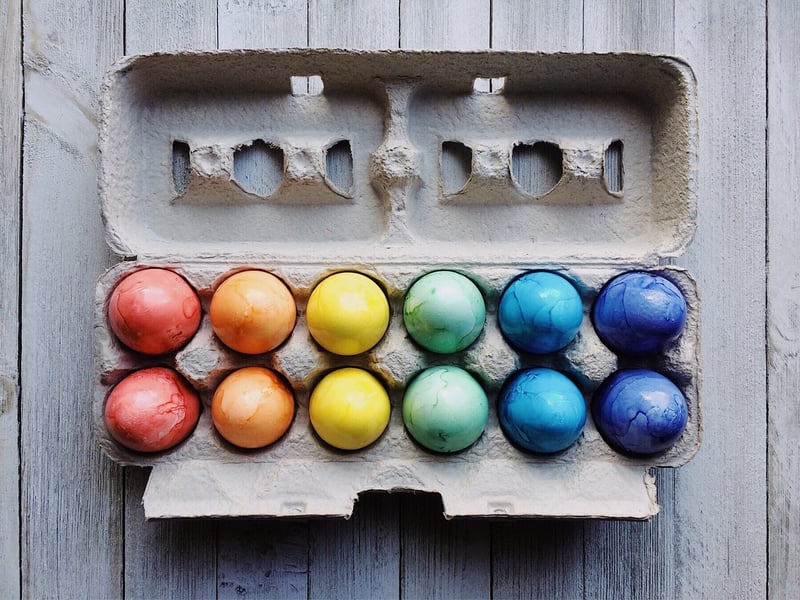 Egg Carton Bouquet